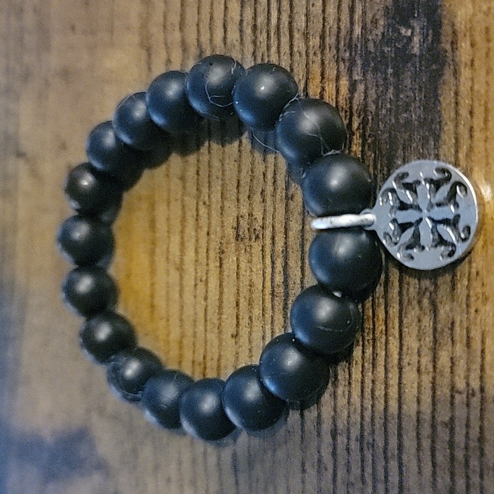 Rubber bead bracelet